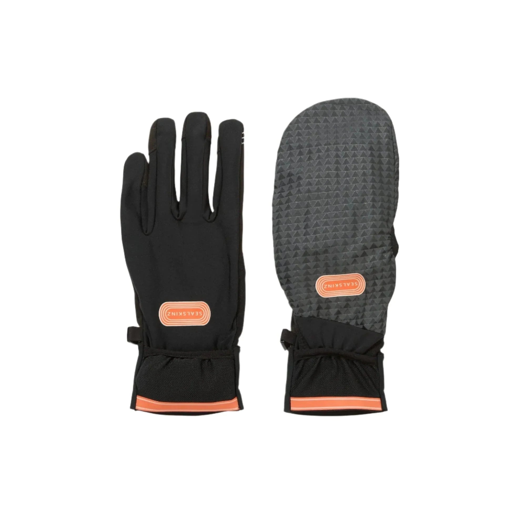 Sealskinz Wolferton Water Repellent Running Convertible Gloves  -  Small / Black