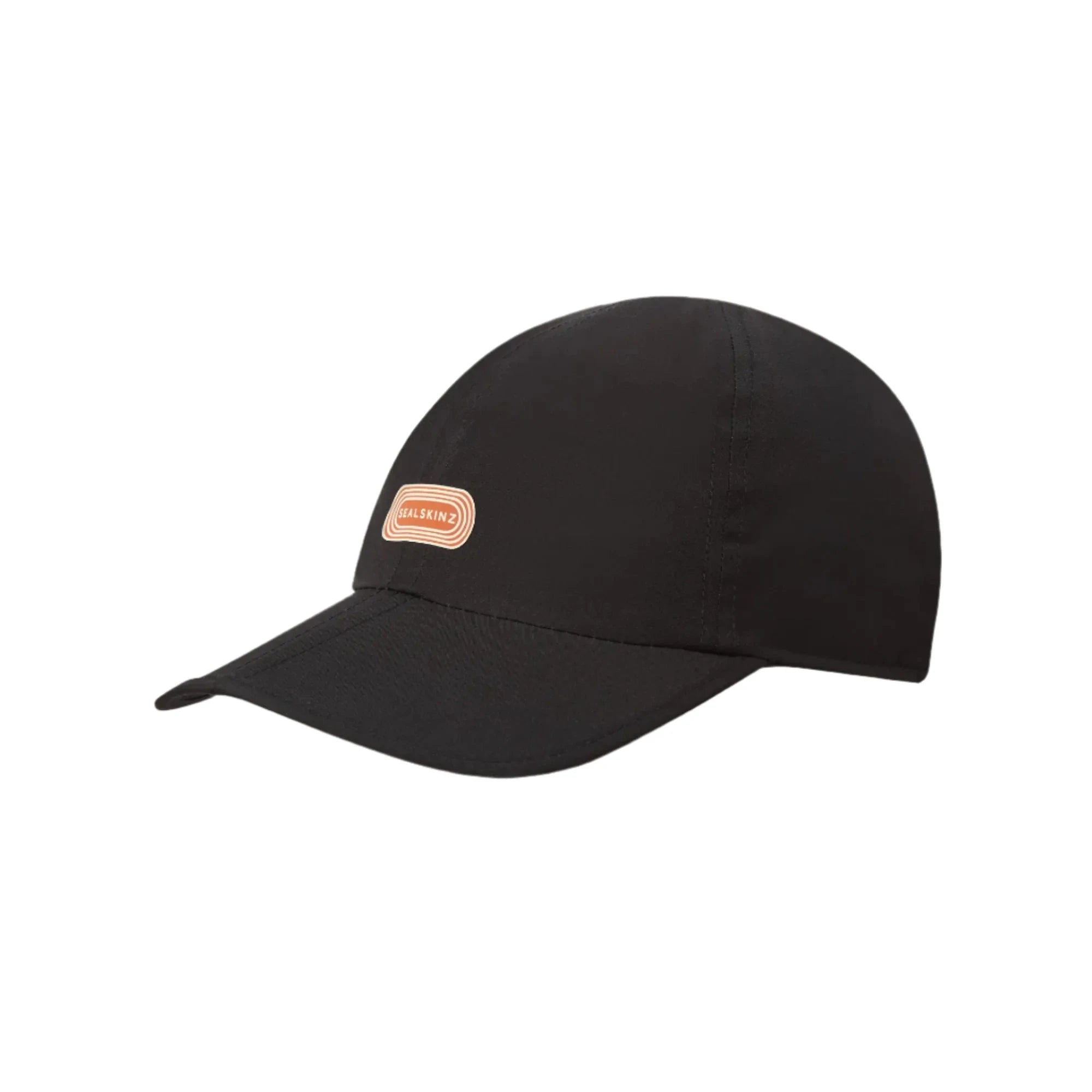 Sealskinz Wymondham Waterproof Quick Dry Foldable Running Cap  -  One Size Fits Most / Black