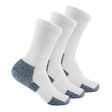Thorlo Maximum Cushion Crew Running 3-Pack Socks  -  Large / White/Navy