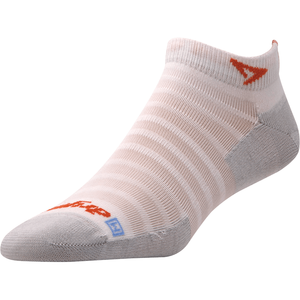 Drymax Extra Protection Hyper Thin Running Micro Socks  -  Small / White/Gray