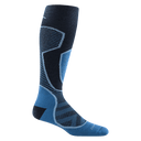 Darn Tough Mens Outer Limits Over-the-Calf Lightweight Ski & Snowboard Socks  -  Medium / Cobalt