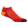 Darn Tough Mens Run No Show Tab No Cushion Ultra-Lightweight Socks  -  Medium / Race Red