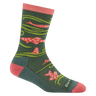 Darn Tough Womens Homer Crew Lightweight Lifestyle Socks  -  Small / Kelp