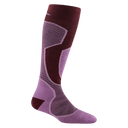 Darn Tough Womens Outer Limits Over-the-Calf Lightweight Ski & Snowboard Socks  -  Small / Burgundy