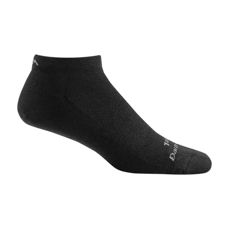 Darn Tough No Show Lightweight Tactical Socks with No Cushion  -  X-Small / Black