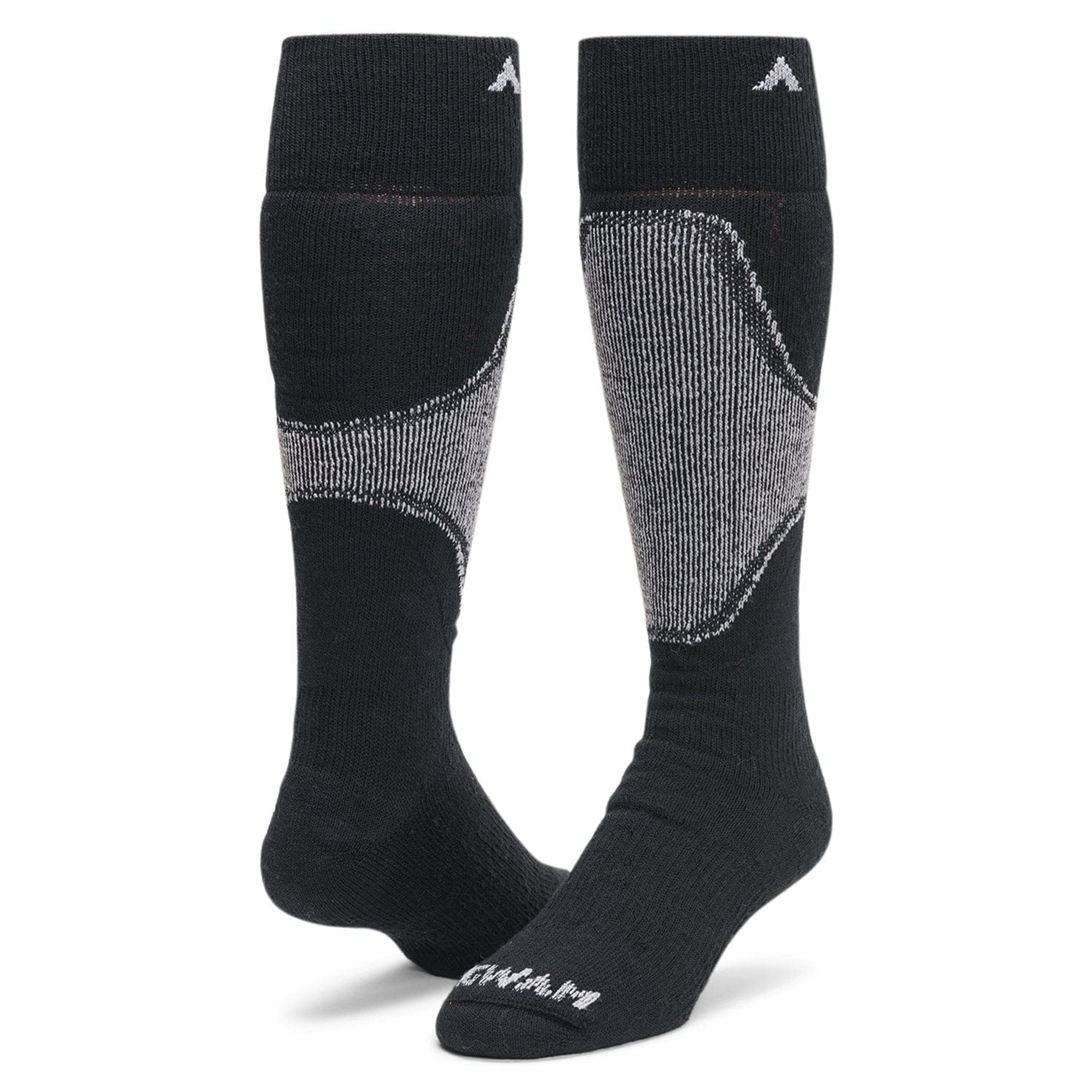 Wigwam Sirocco Midweight Wool Over-the-Calf Socks  -  Medium / Black