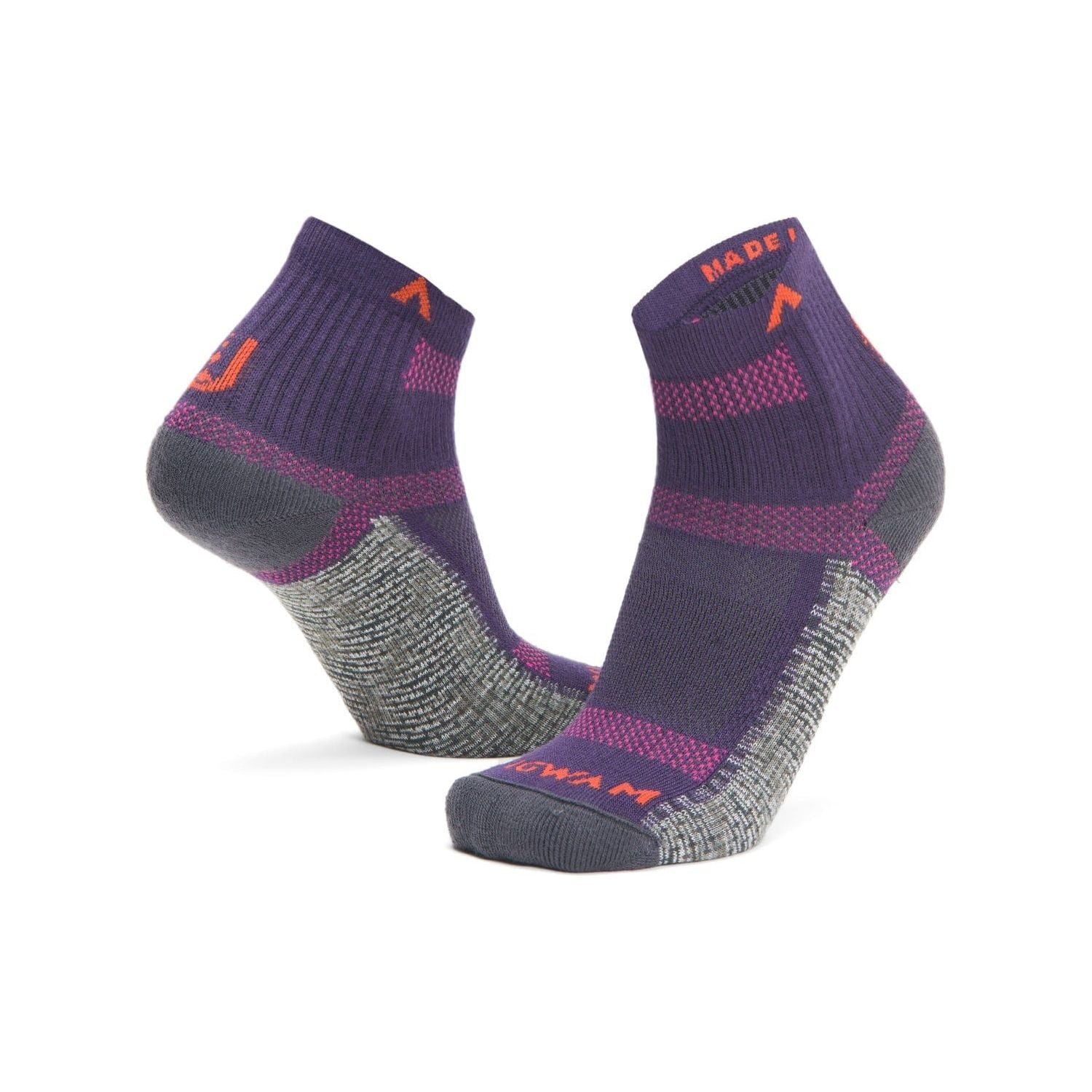 Wigwam Ultra Cool-Lite Quarter Socks  -  Medium / Granite
