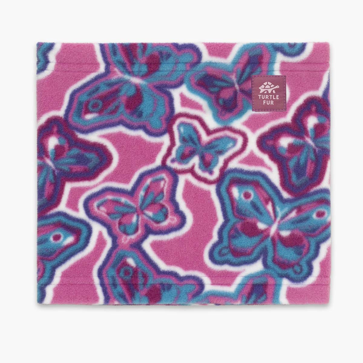 Turtle Fur Kids Playful Prints Fleece Neck Warmer  -  One Size Fits Most / Butterfly Surprise