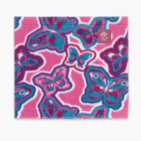 Turtle Fur Kids Playful Prints Fleece Neck Warmer  -  One Size Fits Most / Butterfly Surprise