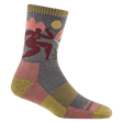 Darn Tough Womens Trailblazer Micro Crew Lightweight Hiking Socks - Clearance  -  Small / Taupe