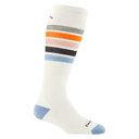 Darn Tough Womens Snowburst Over-the-Calf Midweight Ski & Snowboard Socks  -  Small / White