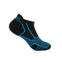Thorlo Experia PROLITE Ultra-Light Cushion No Show Rocket Grip Socks  -  Medium / Blue Aster Black