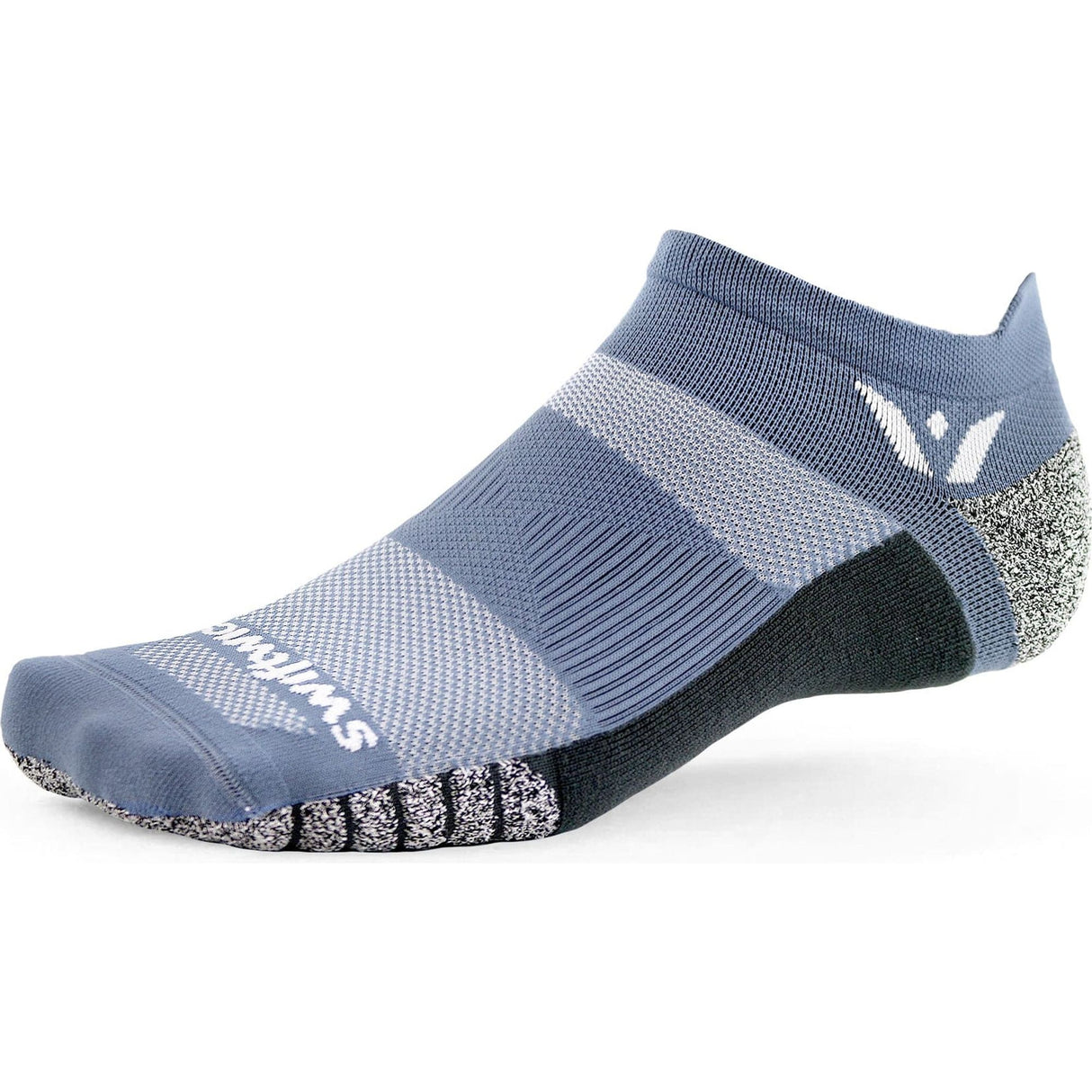 Swiftwick Flite XT Zero Tab Socks  -  Small / Blue Smoke
