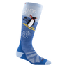 Darn Tough Kids Penguin Peak Over-the-Calf Midweight Ski & Snowboard Socks  -  Small / Stellar