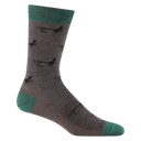 Darn Tough Mens McFly Crew Lightweight Lifestyle Socks  -  Medium / Taupe