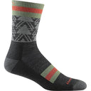Darn Tough Mens Shelter Micro Crew Lightweight Hiking Socks  -  X-Large / Charcoal
