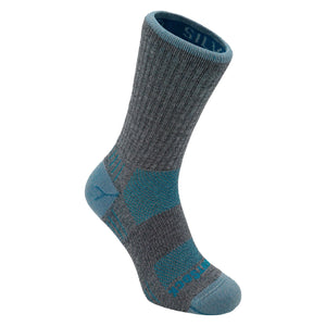 Wrightsock Double-Layer Silver Escape Midweight Crew Socks  - 