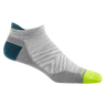 Darn Tough Mens Run No Show Tab Ultra-Lightweight Running Socks  -  Medium / Gray