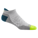 Darn Tough Mens Run No Show Tab No Cushion Ultra-Lightweight Socks  -  Medium / Gray