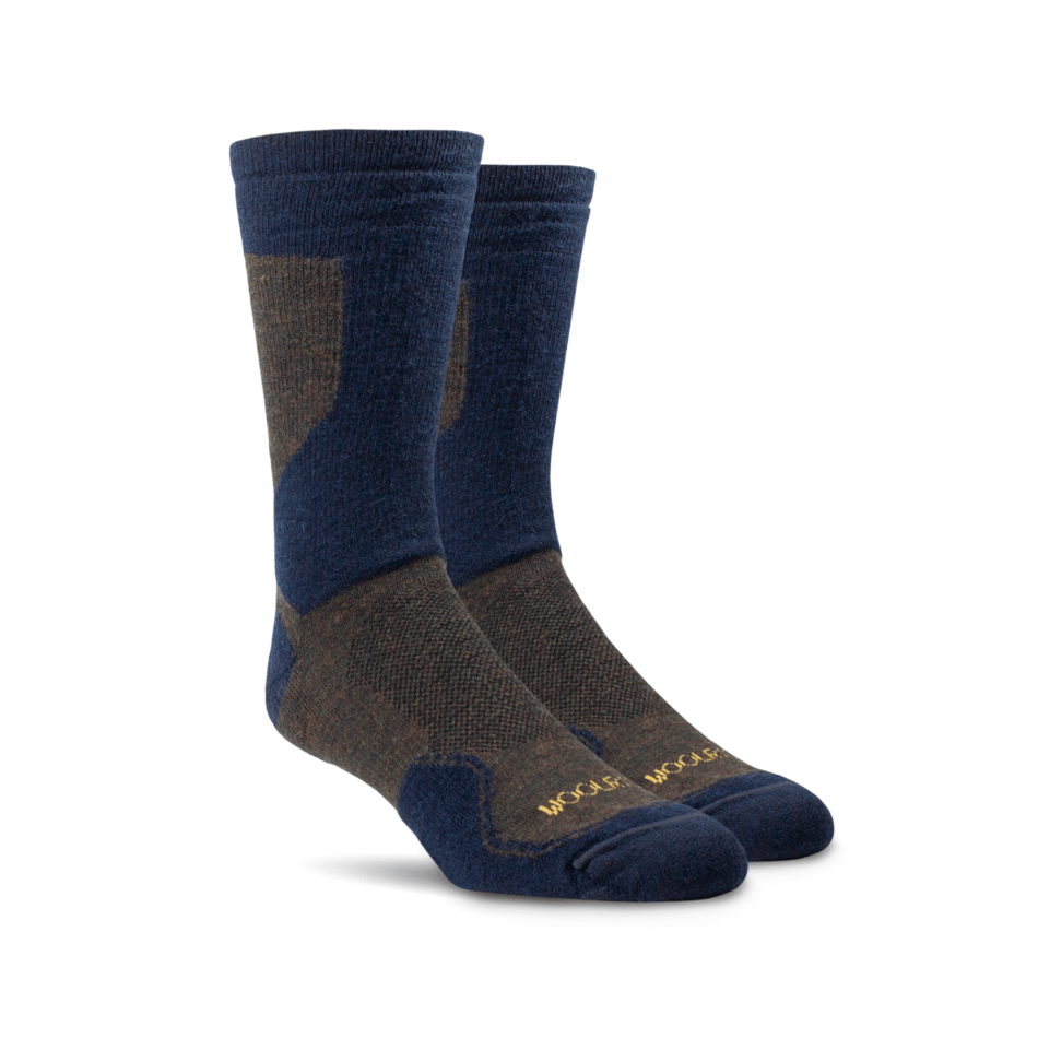 Woolrich Hike Technical Crew Socks 2-Pack  -  Large / Navy/Camel/Navy