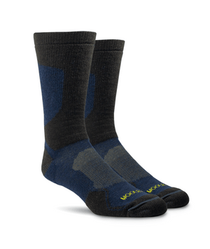 Woolrich Hike Technical Crew 2-Pack Sock  -  Navy/Brown/Pecan / Large