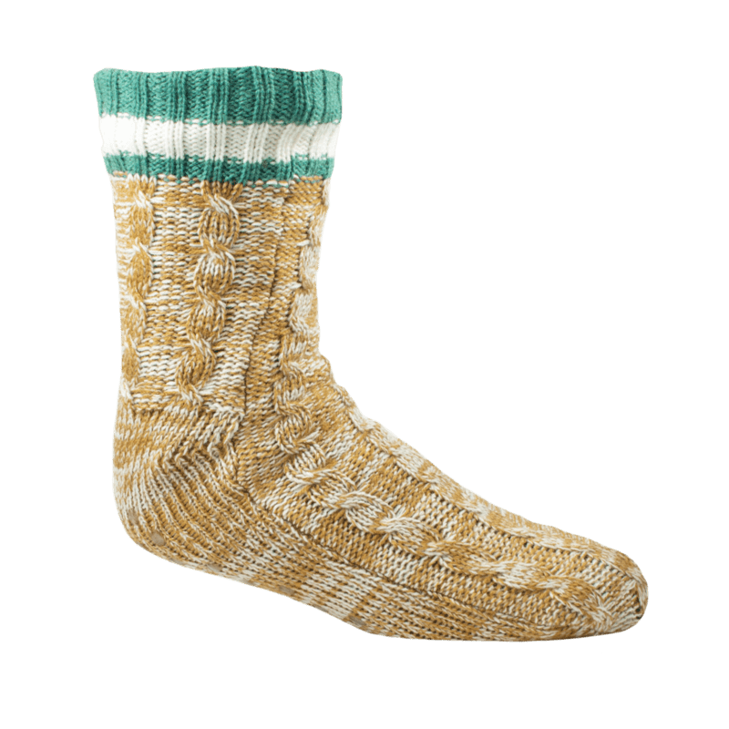 Woolrich Mens Aloe Slipper Socks  -  Large / Wheat