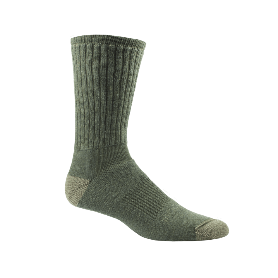 Woolrich Hike Ten Mile Crew Socks  -  Large / Olive Bark