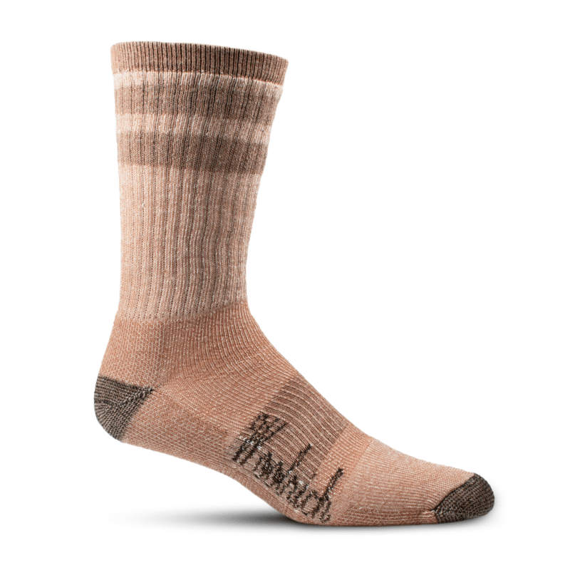 Woolrich Hike Lightweight Crew Socks  -  Large / Grey Clay