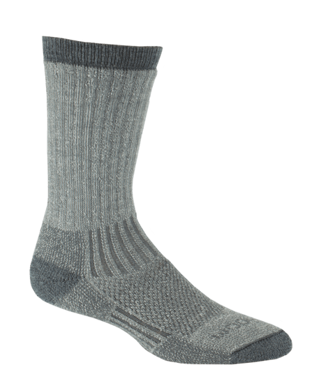 Woolrich Hike Big Wooly Crew Socks  -  Gray / Medium