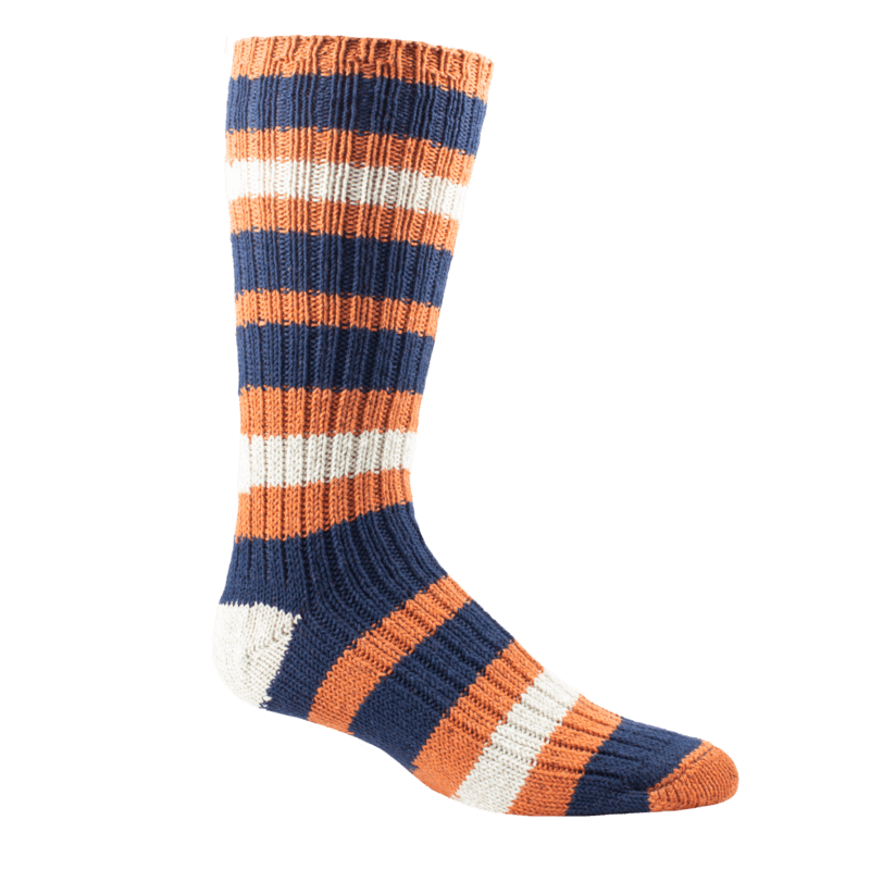 Woolrich Heritage Camp Ragg Crew Socks  -  Medium / Marine Spice