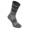 Wrightsock Escape Crew Anti-Blister Socks  -  Small / Ash Twist Stripe