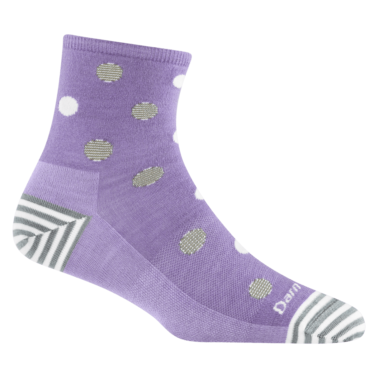 Darn Tough Womens Dottie Shorty Lightweight Lifestyle Socks  -  Small / Lavender