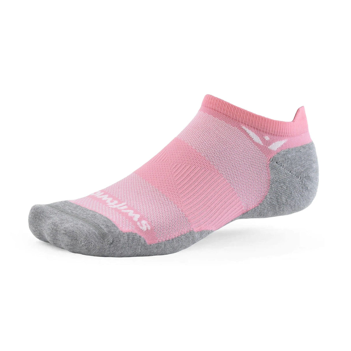 Swiftwick Maxus Zero No Show Tab Socks  -  Small / Pink Jade