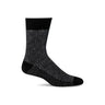 Sockwell Mens Bulls Eye Essential Comfort Crew Socks  -  Medium/Large / Black