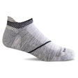 Sockwell Mens Pulse Firm Compression Micro Socks  -  Medium/Large / Light Gray