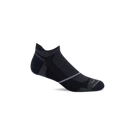 Sockwell Mens Pulse Firm Compression Micro Socks  -  Medium/Large / Black