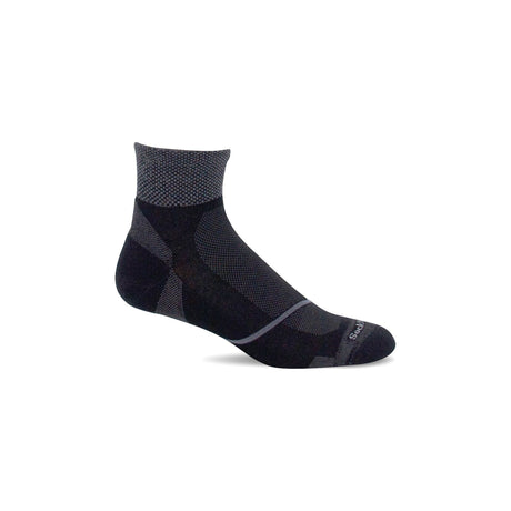 Sockwell Mens Pulse Firm Compression Quarter Socks  -  Medium/Large / Black