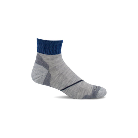 Sockwell Mens Pulse Firm Compression Quarter Socks  -  Medium/Large / Ash