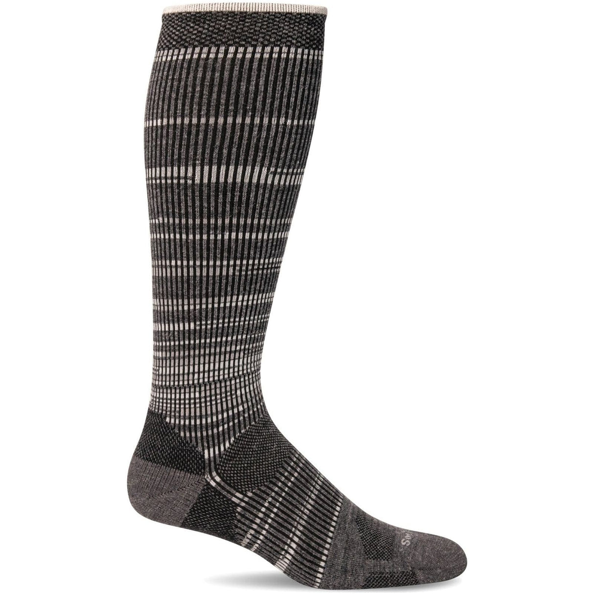 Sockwell Mens Sprint Moderate Compression OTC Socks  -  Medium/Large / Charcoal