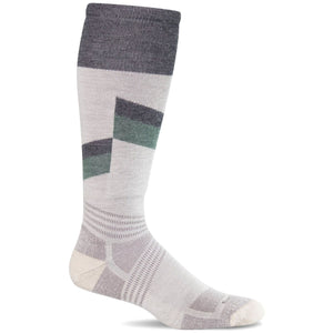 Sockwell Mens Steep Medium Moderate Compression OTC Socks  -  Medium/Large / Natural