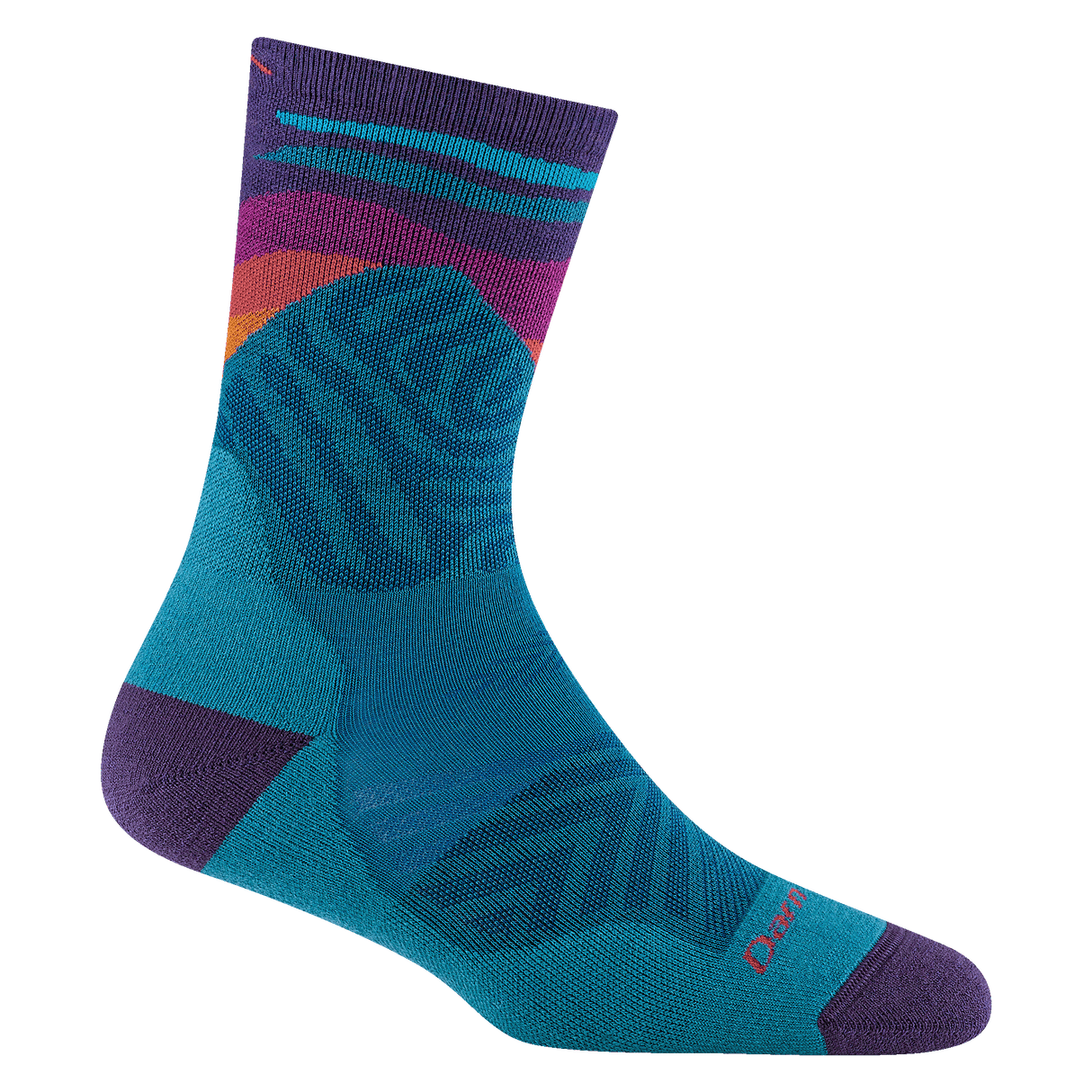 Darn Tough Womens Mirnavated Micro Crew Ultra-Lightweight Running Socks  -  Small / Cascade