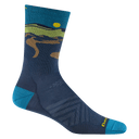 Darn Tough Mens Ridge Runner Micro Crew Ultra-Lightweight Socks  -  Medium / Midnight