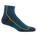 Darn Tough Mens Hiker Quarter Midweight Socks  -  Medium / Dark Teal