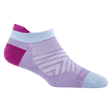 Darn Tough Womens Run No Show Tab No Cushion Ultra-Lightweight Socks  -  Small / Lavender