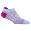 Darn Tough Womens Run No Show Tab No Cushion Ultra-Lightweight Socks  -  Small / Lavender