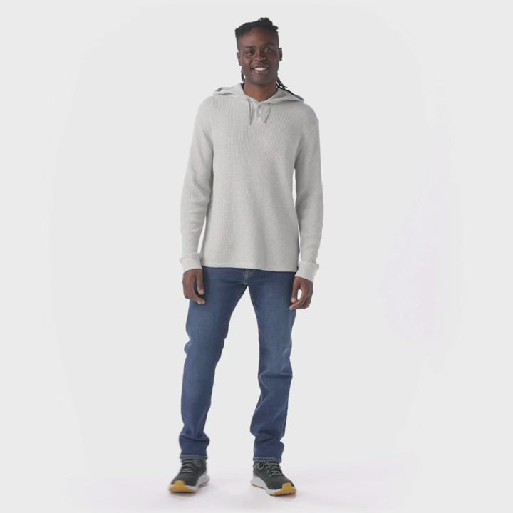 Smartwool Mens Waffle Henley Hoodie - Clearance