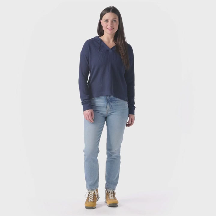 Smartwool Womens Waffle Hoodie - Clearance