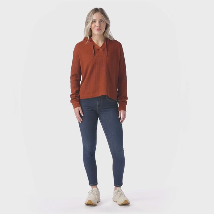 Smartwool Womens Waffle Hoodie - Clearance