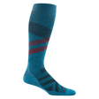Darn Tough Mens Pennant RFL Over-the-Calf Ultra-Lightweight Ski & Snowboard Socks - Clearance  -  Medium / Cascade