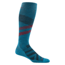 Darn Tough Mens Pennant RFL Over-the-Calf Ultra-Lightweight Ski & Snowboard Socks - Clearance  -  X-Large / Cascade